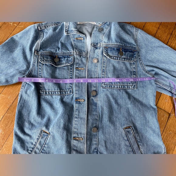 ASOS Denim button down Jacket size 2 - Picture 7 of 8